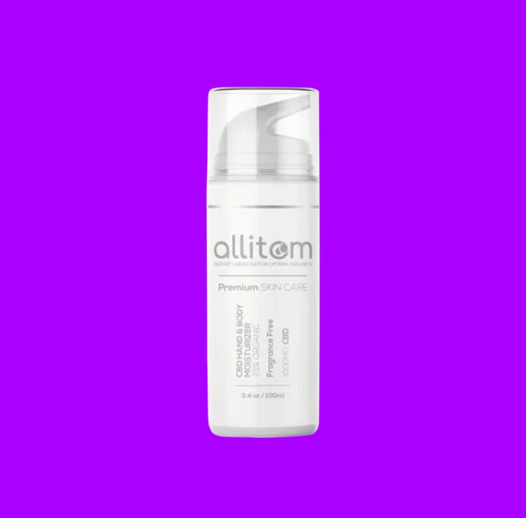 allitom Hand and Body Lotion 3.4 fl oz (100mL) 1000mg