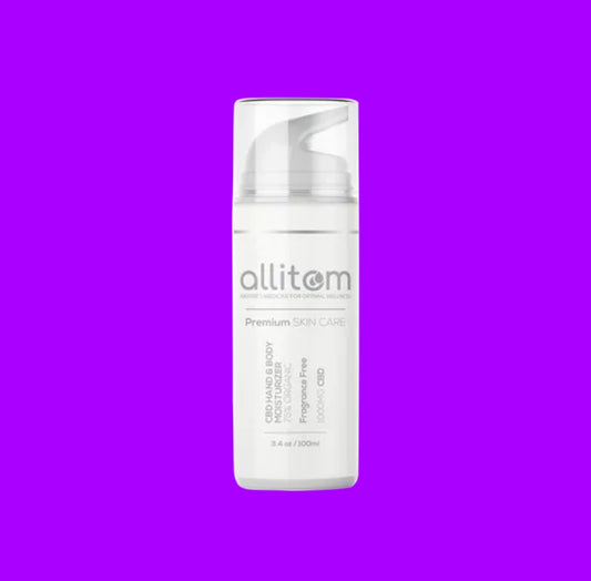 allitom Hand and Body Lotion 3.4 fl oz (100mL) 1000mg