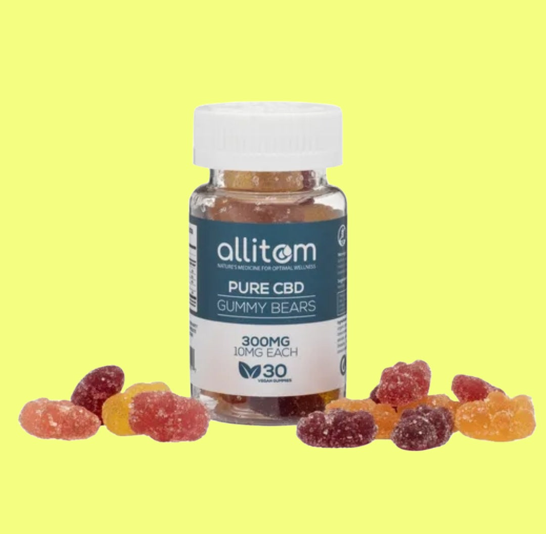 allitom Pure CBD Vegan Gummy Bears | 300mg